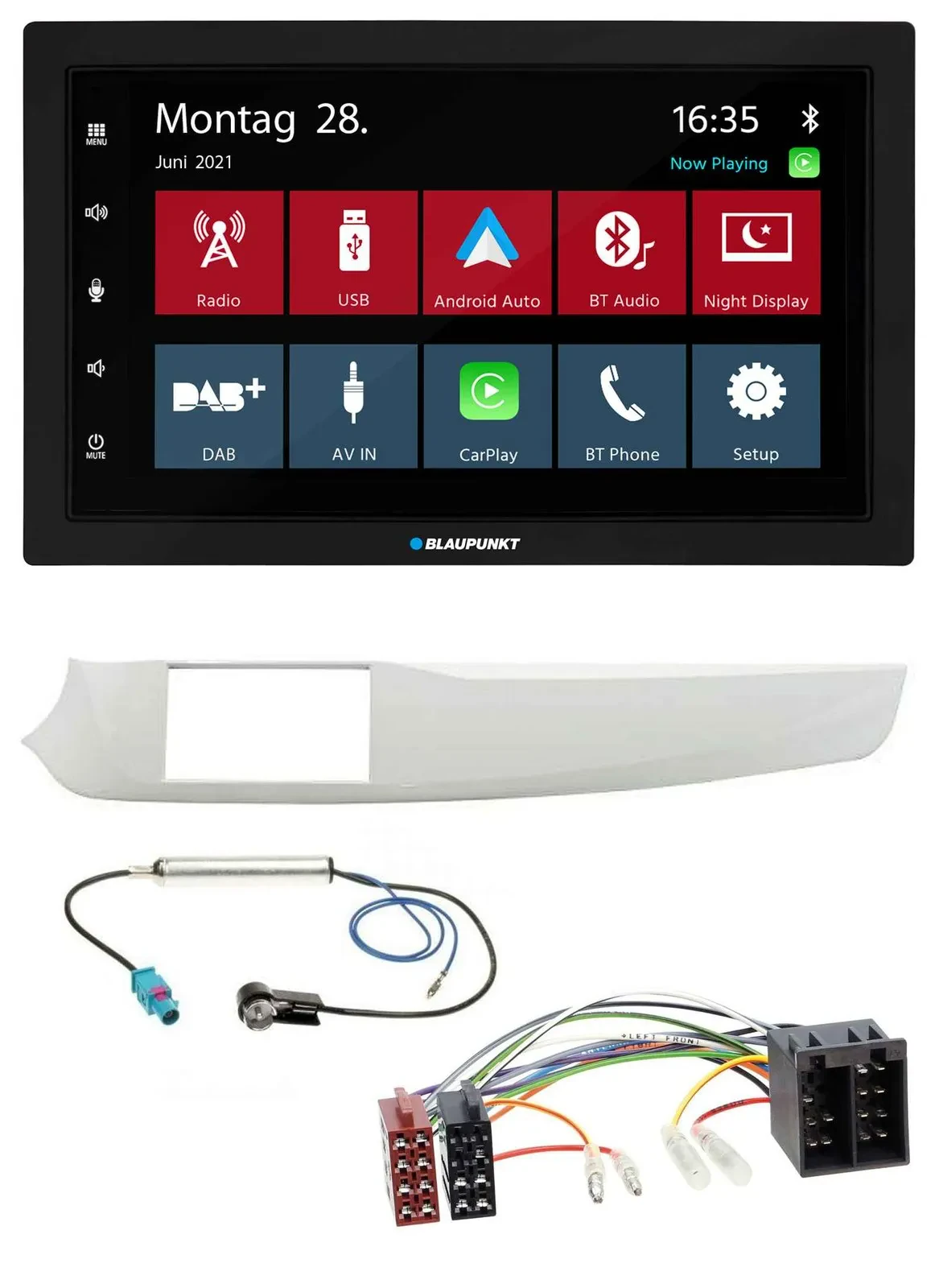 Blaupunkt MP3 Bluetooth DAB 2DIN USB Autoradio für Alfa Romeo Giulietta 2010-201