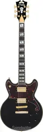 Электрогитара D'Angelico Deluxe Brighton Solid Black