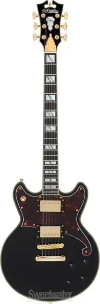 Электрогитара D'Angelico Deluxe Brighton Solid Black