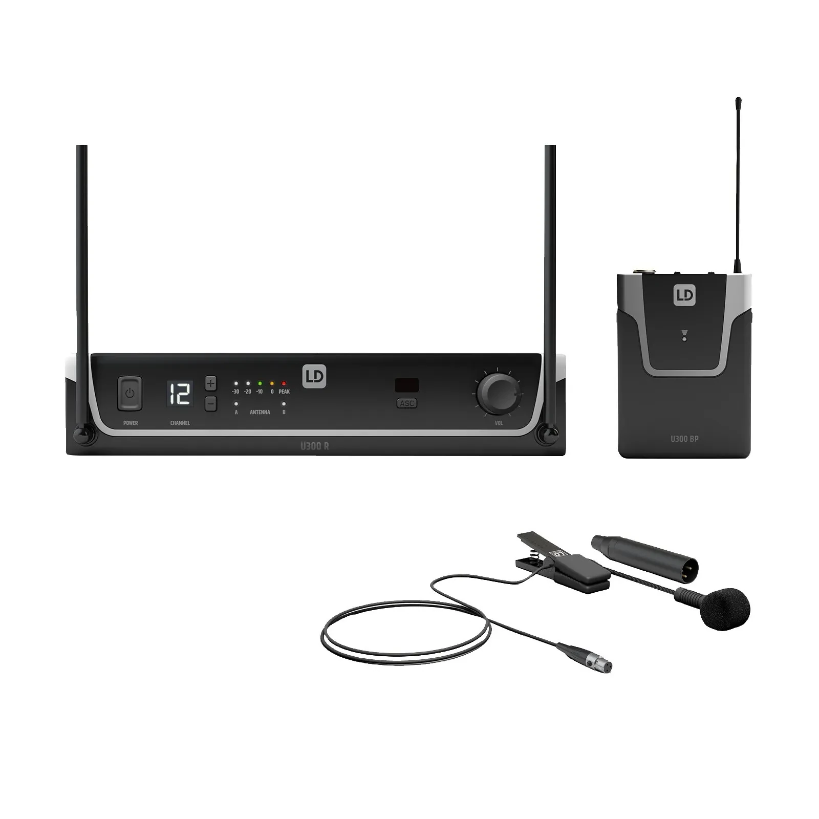 LD Systems U304.7 BPW Wireless System with Bodypack & Instrument Mic