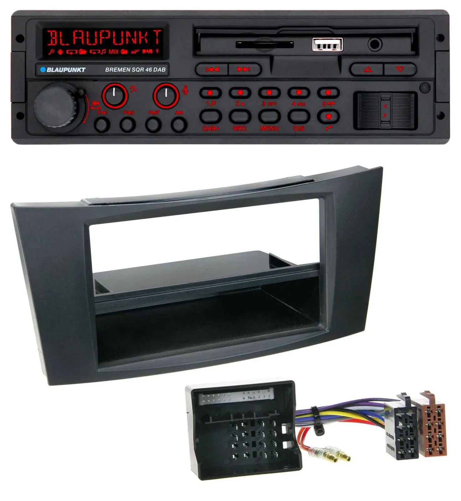 Blaupunkt SD MP3 USB Bluetooth DAB Autoradio für Mercedes E-Klasse W211