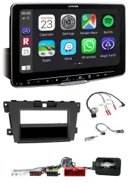 Автомагнитола Alpine Bluetooth USB DAB для Mazda CX-7 (2009–2013) с поддержкой кнопок на руле