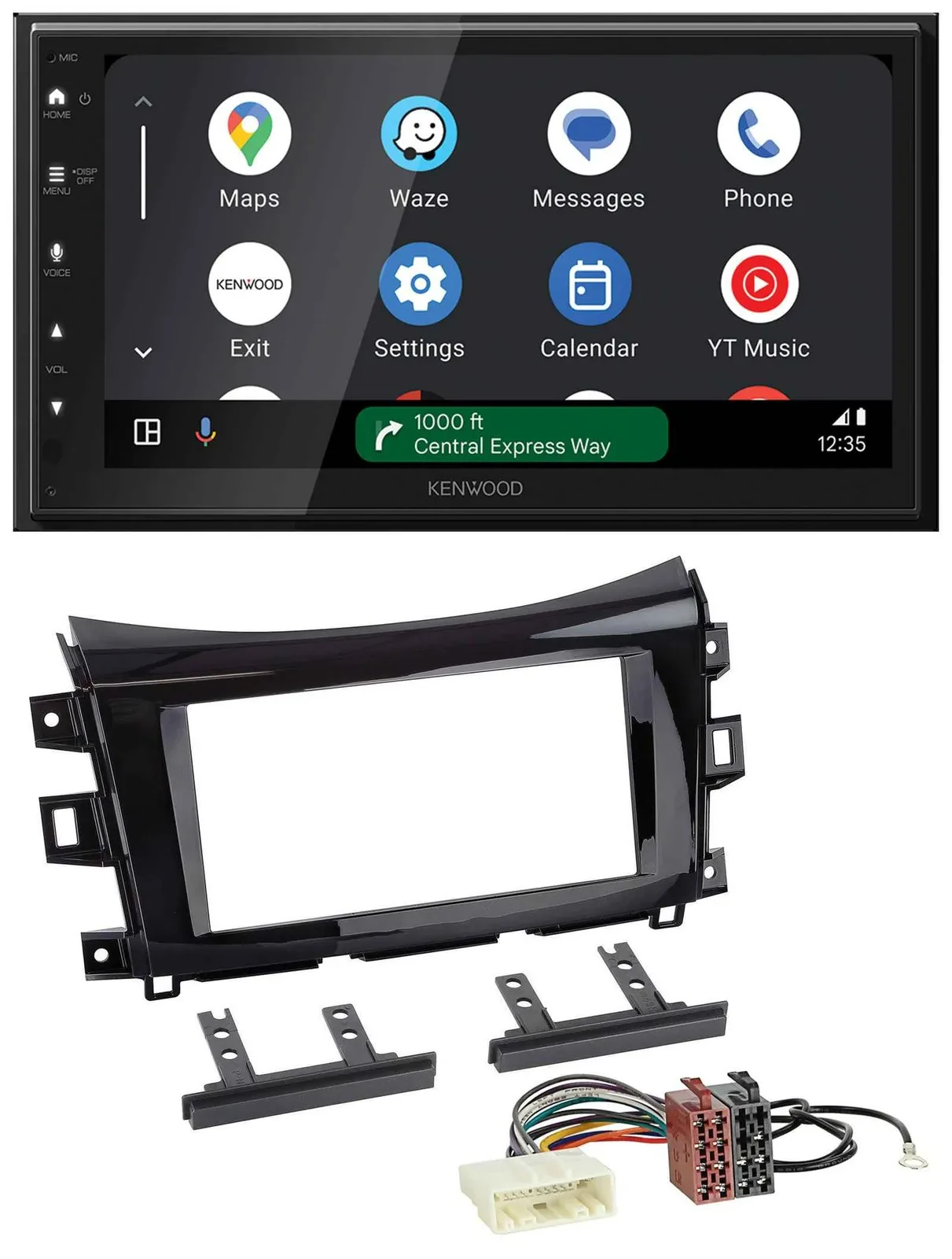 Автомагнитола для Nissan Navara Kenwood 2-DIN, DAB, Bluetooth, USB, MP3 (с 2016)