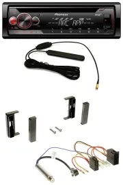 Pioneer CD USB AUX DAB MP3 Autoradio für Audi TT (1998-2006) - ISO