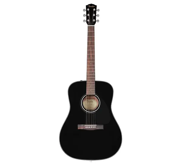 Акустическая гитара Fender CD-60S Dreadnought Black WN