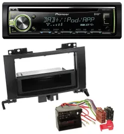 Автомагнитола Pioneer DAB USB MP3 AUX CD для Mercedes Sprinter (с 2006), черный
