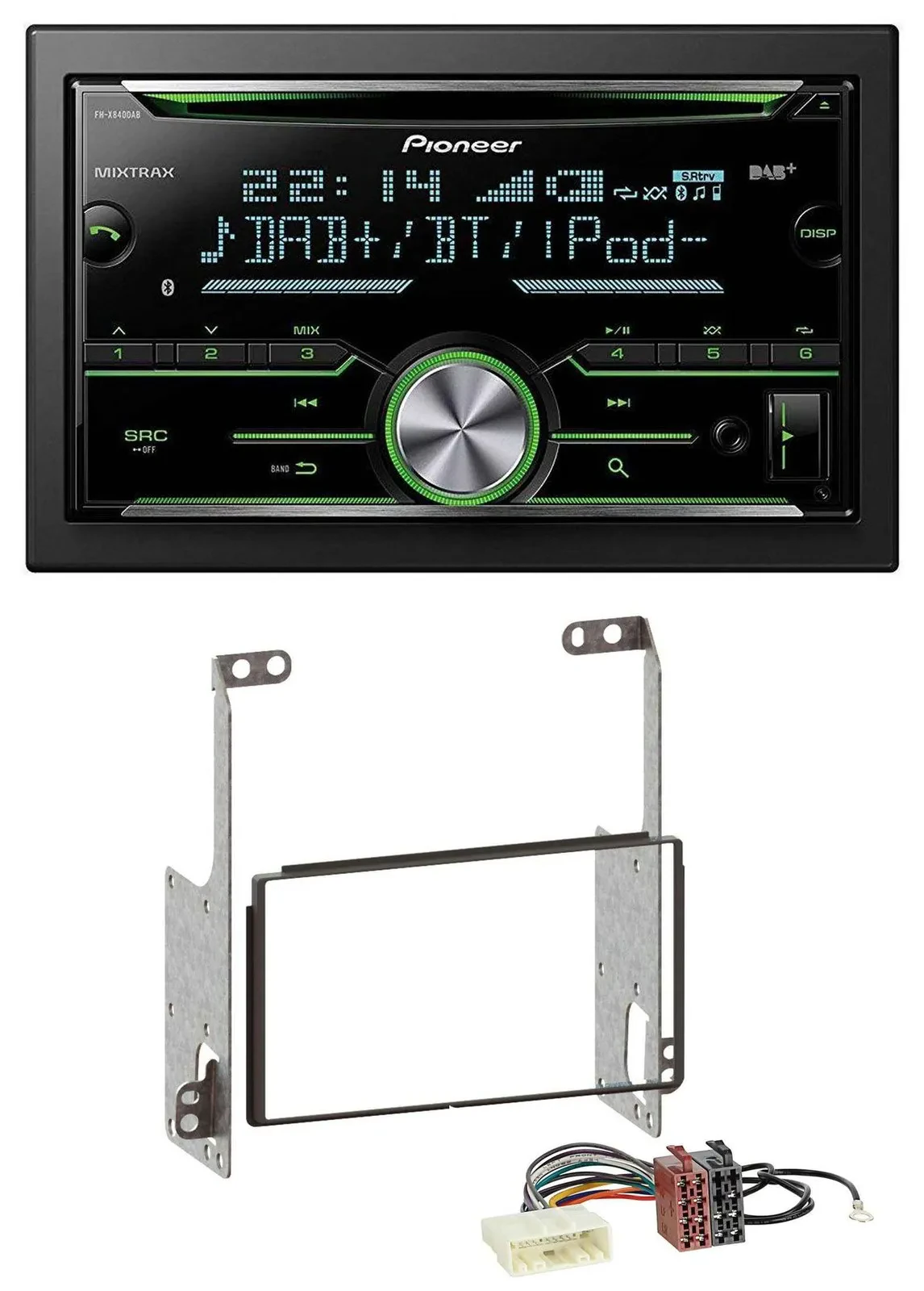Pioneer Bluetooth MP3 DAB 2DIN USB CD Autoradio für Nissan X-Trail 2007-2014