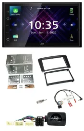 JVC DAB 2DIN Lenkrad Bluetooth USB Autoradio für Toyota Avensis 2003-2009