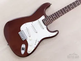 Б/У Электрогитара Fender Stratocaster Hardtail 1973, коричневый (Mocha), с кейсом