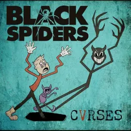 Виниловая пластинка Black Spiders - Cvrses - Black & White Colored Vinyl [New Vinyl LP] Black, Color