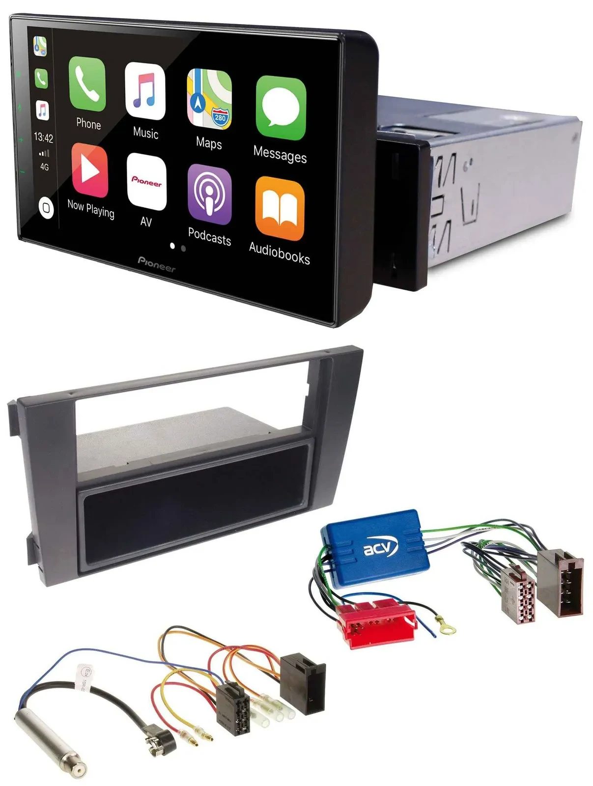 Pioneer Bluetooth MP3 DAB USB Autoradio für Audi A6 C5 01-05 Symphony Aktivsyste