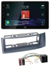 JVC DAB MP3 Bluetooth USB Autoradio für Renault Scenic Megane bis 03 grau