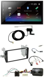 Pioneer DAB Lenkrad Bluetooth 2DIN USB Autoradio für Mitsubishi ab 2012 Outlande