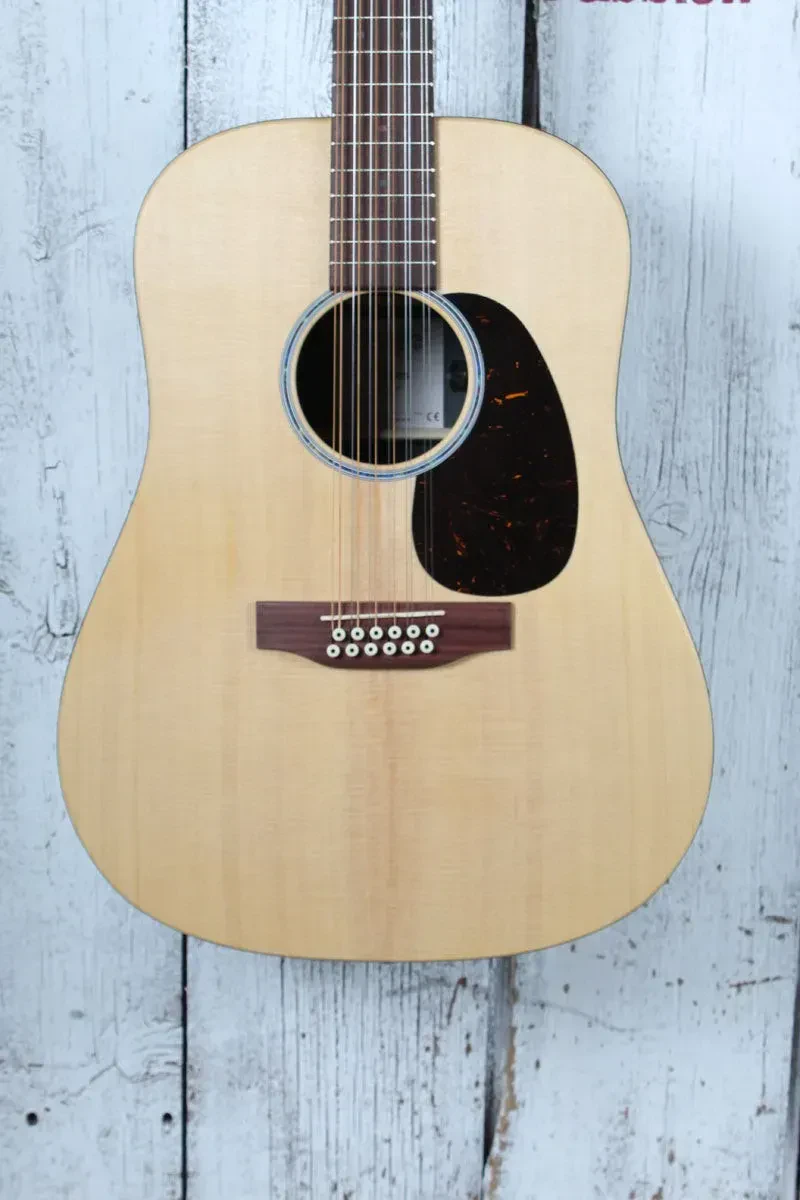 Martin D-X2E Brazilian 12 String Acoustic Electric 12 String Guitar with Gig Bag
