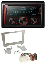 Автомагнитола Pioneer 2DIN, DAB, Bluetooth, USB, CD для SsangYong Rexton (с 2013)