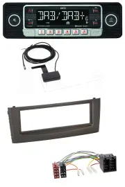 Dietz DAB Bluetooth USB MP3 Autoradio für Fiat Grande Punto Punto ab 05 schwarz