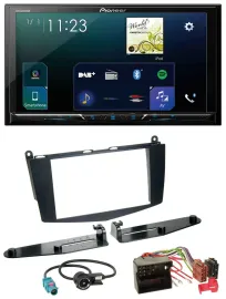 Pioneer MP3 Bluetooth USB 2DIN DAB Autoradio für Mercedes C-Klasse 07-11 ohne Ta