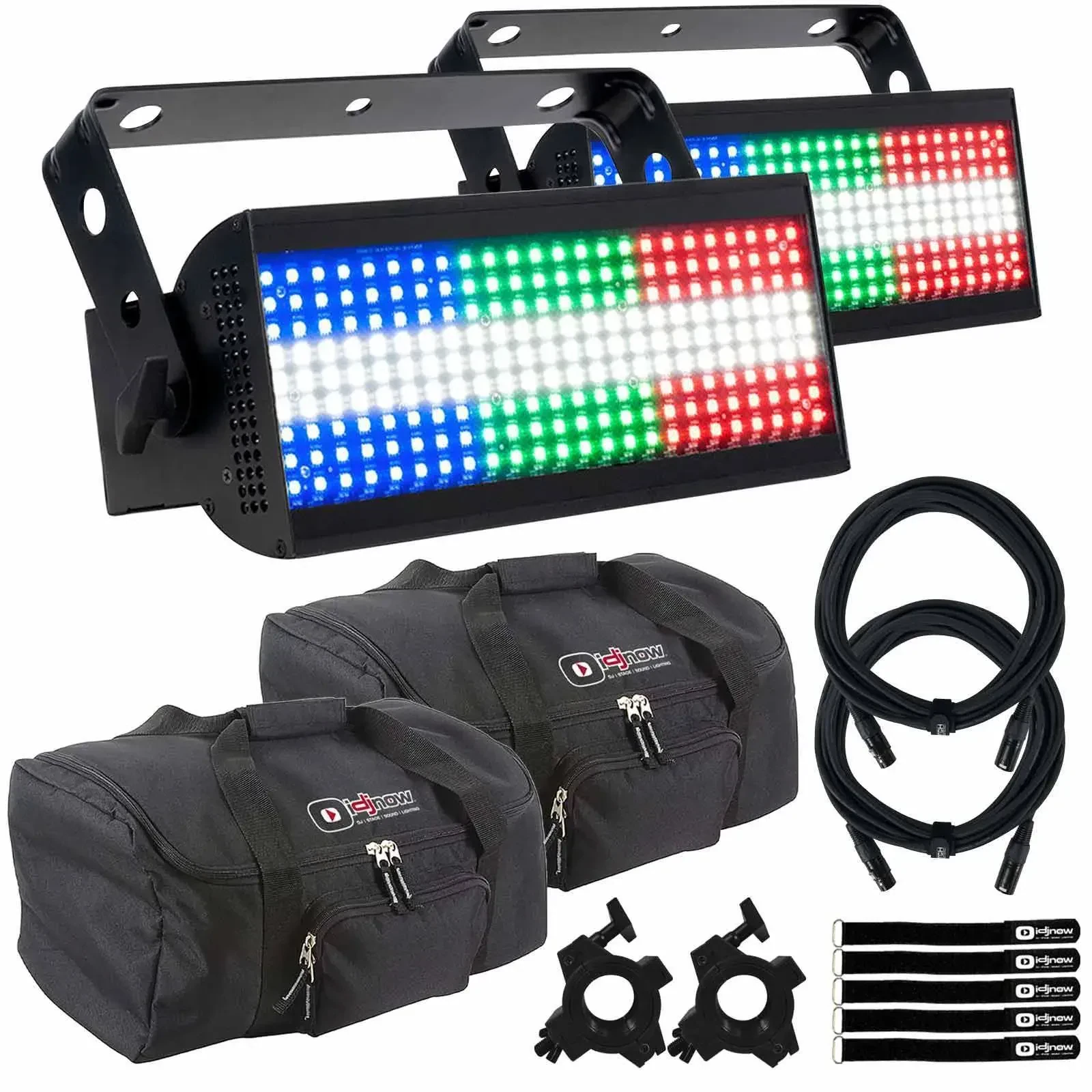 Стробоскоп American DJ JOLT 300 RGBW LED с аксессуарами (пара)