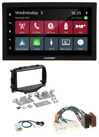 Blaupunkt 2DIN MP3 USB Bluetooth DAB Autoradio für Toyota Aygo (2014-2021)