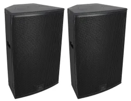 (2) JBL SRX915M 15" 600 Watt Powered Active DJ PA Speaker Stages Monitors w/DSP