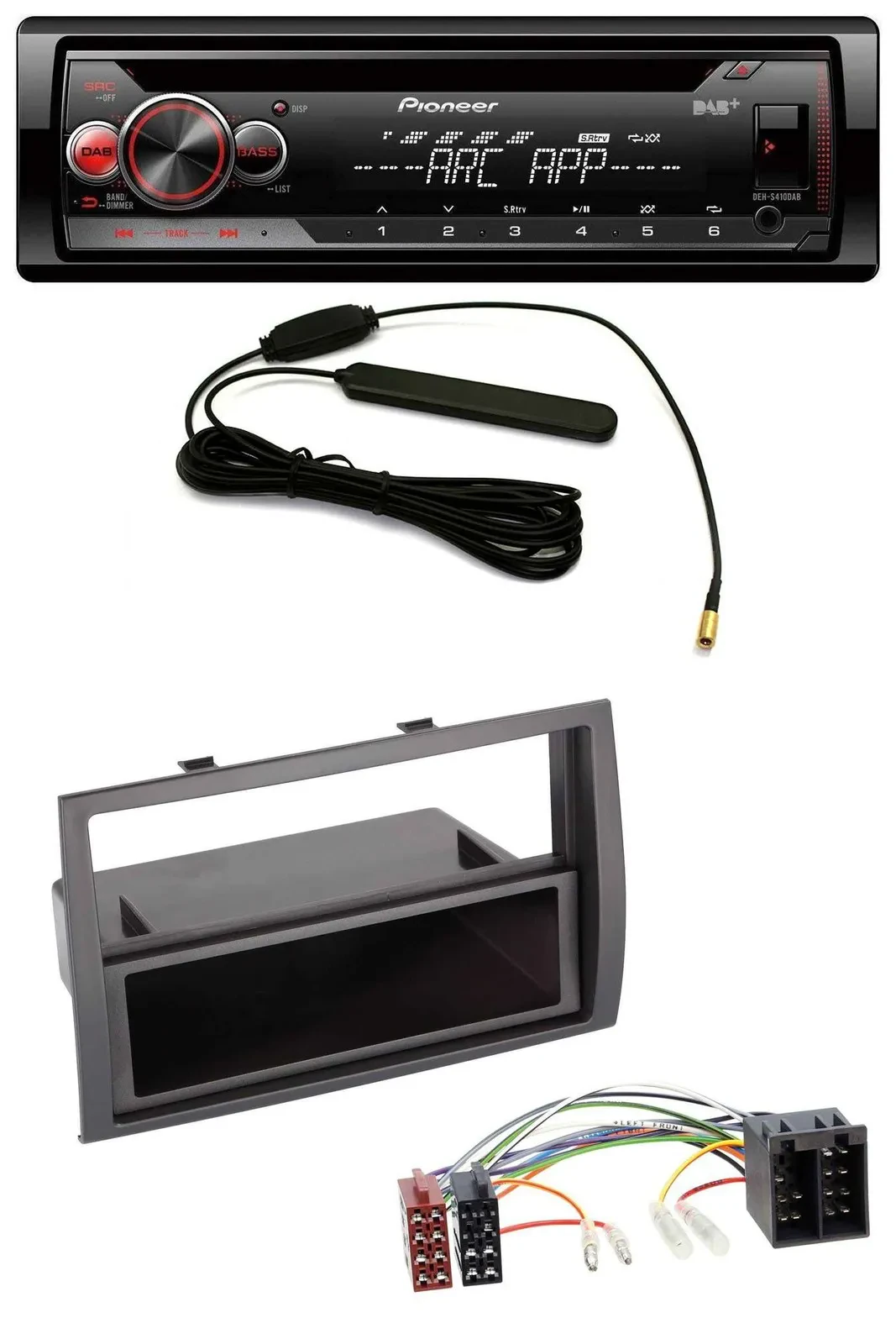 Pioneer CD USB AUX DAB MP3 Autoradio für Citroen Jumper Peugeot Boxer Fiat Ducat