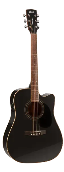 Электроакустическая гитара Cort AD880CE Dreadnought Black