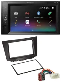 Автомагнитола Pioneer 2-DIN DAB Bluetooth USB MP3 для Suzuki Kizashi (с 2009)