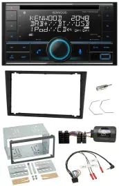 Kenwood CD 2DIN DAB USB Lenkrad Bluetooth Autoradio für Opel Corsa C Vectra C ch