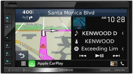 Kenwood DNR476S Bluetooth Navigation Garmin Double DIN 6.8" Car Media Receiver