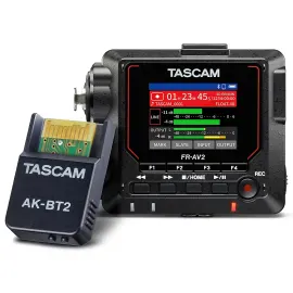 TASCAM FR-AV2 Compact 32-Bit Field Recorder & Timecode Generator w/BT Adapter