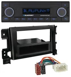 Blaupunkt DAB USB Bluetooth MP3 Autoradio für Suzuki Gran Vitara (ab 2005)