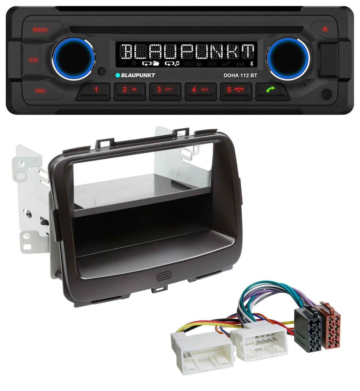 Blaupunkt AUX MP3 CD Bluetooth USB Autoradio für Kia Carens 4 (RP, ab 2013)