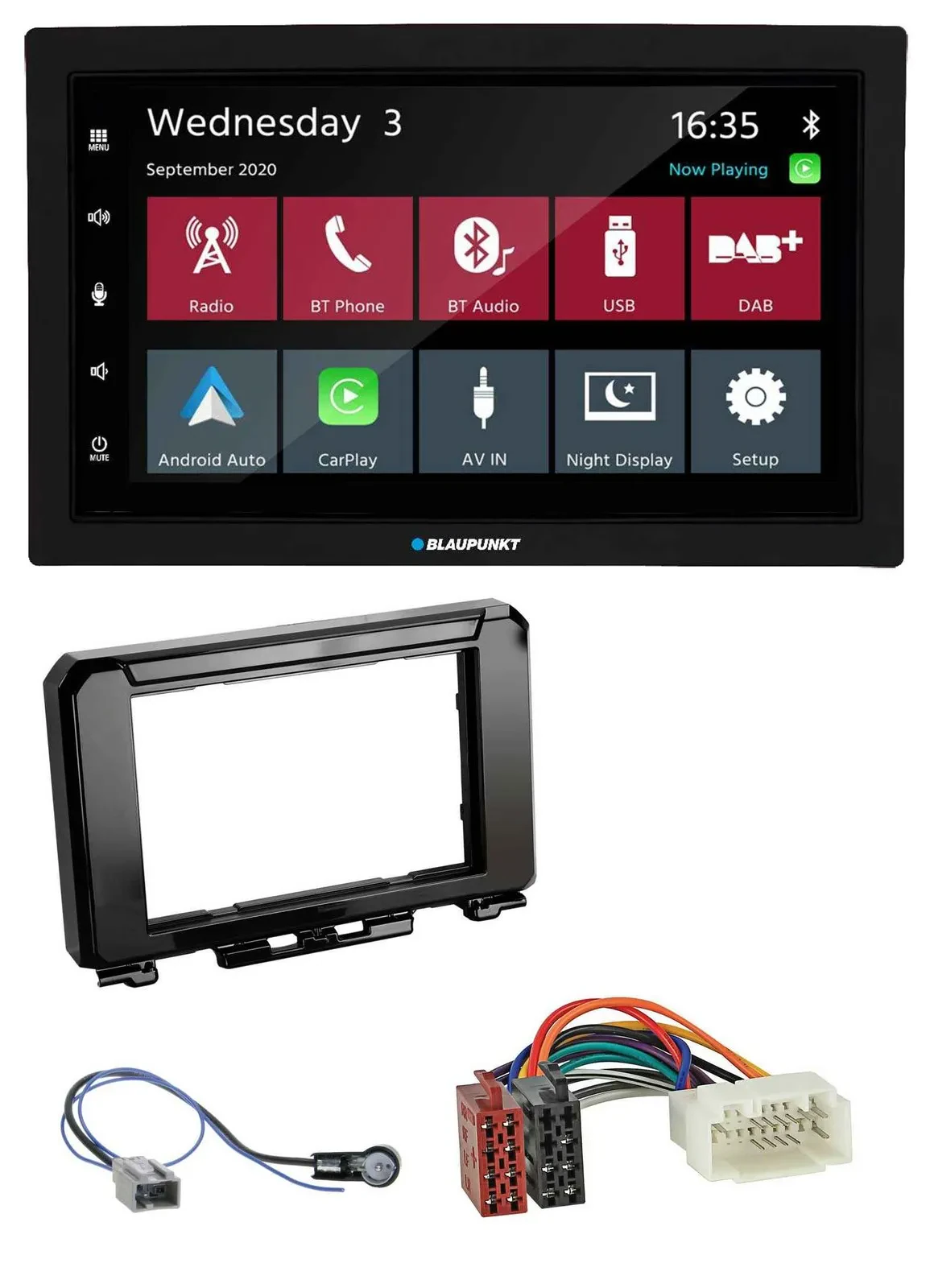 Автомагнитола для Suzuki Jimny GJ (с 2018) Blaupunkt 2 DIN, DAB, Bluetooth, USB, MP3