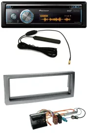 Автомагнитола для Citroen C5 и Peugeot 407 (с 2004) Pioneer CD USB Bluetooth DAB MP3 серый