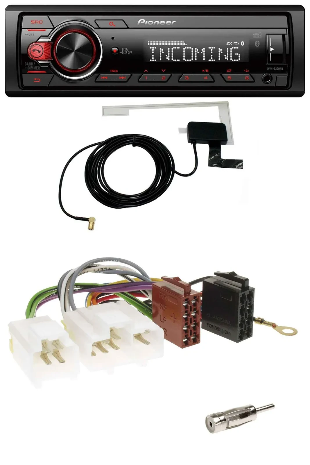 Автомагнитола для Nissan Almera N15 (1995–2000) Pioneer USB, MP3, DAB, Bluetooth