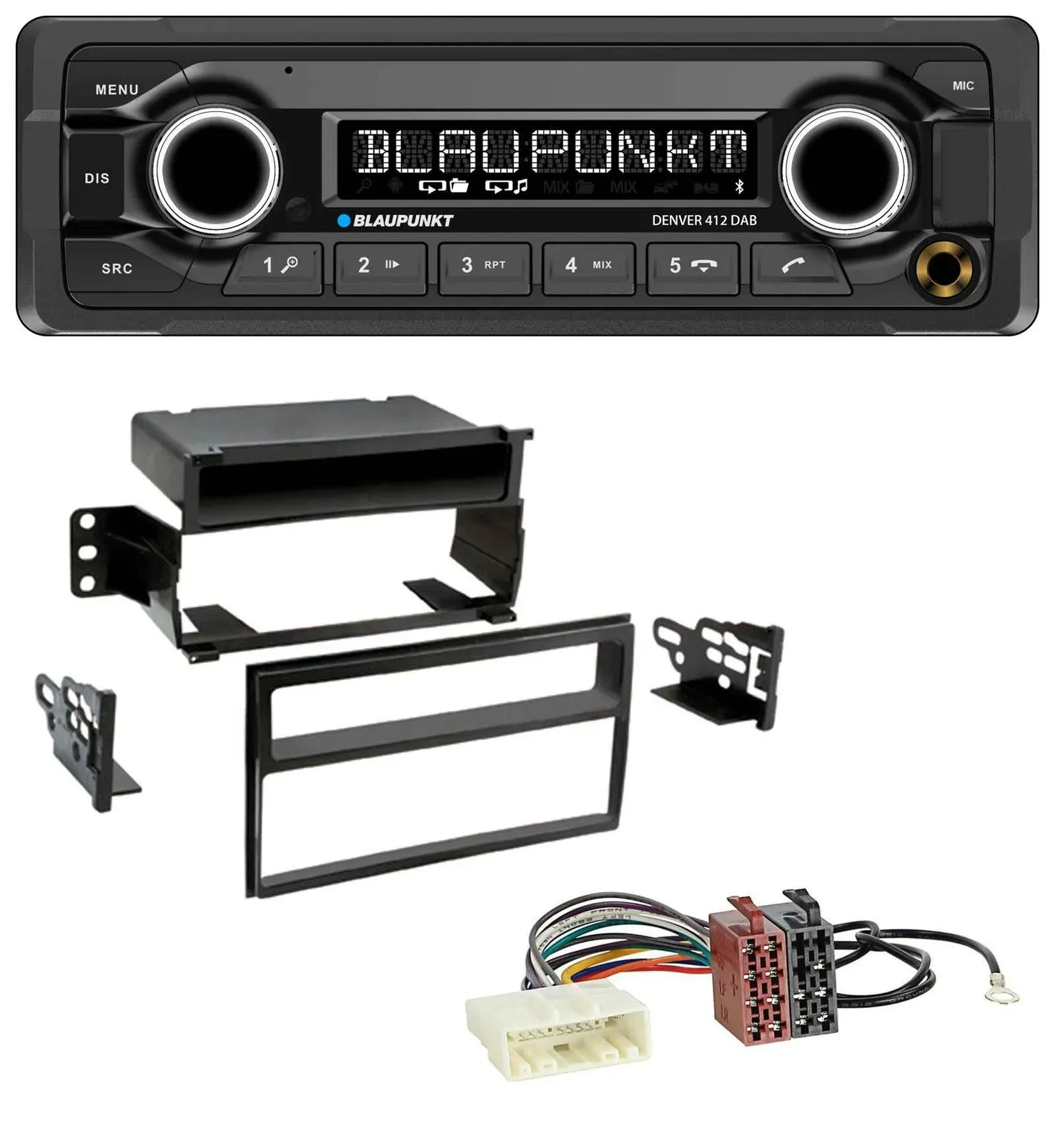 Blaupunkt Bluetooth DAB MP3 USB Autoradio für Nissan Versa / Tiida (ab 2007)