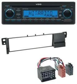 VDO AUX MP3 1DIN CD USB Autoradio für BMW 3er E46 (Rundpin, ab 1998)