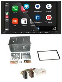 JBL USB 2DIN MP3 Bluetooth AUX Autoradio für Kia Optima Magentis 05-10