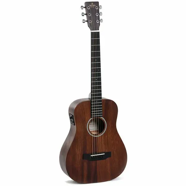 Электроакустическая гитара Sigma Guitars TM-15E Travel All-Mahogany Satin Natural