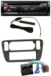 Pioneer CD USB AUX DAB MP3 Autoradio für Seat Mii (ab 2011)