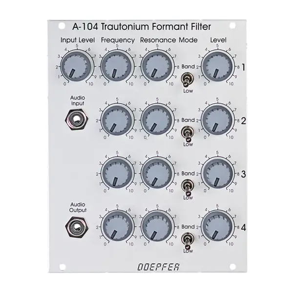 Модульный студийный синтезатор Doepfer A-104 Trautonium Formant Filter - Filter Modular Synthesizer