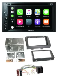 Pioneer MP3 USB DVD Bluetooth DAB 2DIN Autoradio für Fiat Croma (ab 2005)