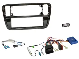 Radioeinbauset CAN-Bus DIN Autoradio für VW Up 2012-2016 Diversity Klavierlack