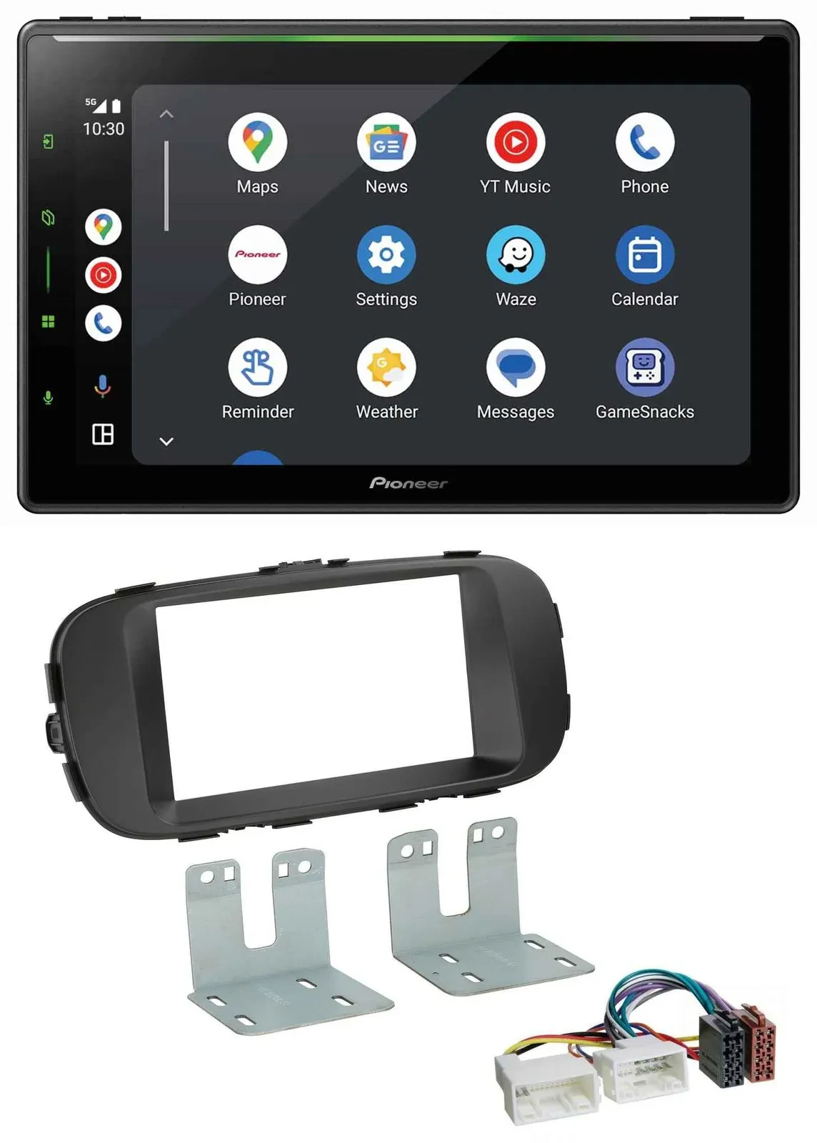 Pioneer 2DIN MP3 USB Bluetooth DAB Autoradio für Kia Soul ab 14 PS schwarz