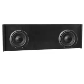 NVX VE-GM-SLVCCG2-D12S Dual 12" Sealed Enclosure with Two W12S4 Subwoofer