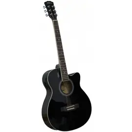 Электроакустическая гитара ELITARO E4050EQ BK уценка (отклеивается бридж)