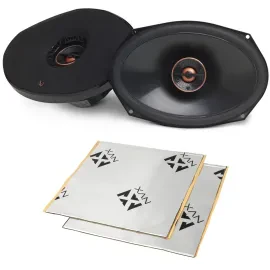 Infinity REF-9632ix 200W 6x9" Coaxial Speakers w/ Sound Damping