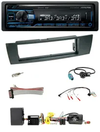 Alpine USB Bluetooth DAB Lenkrad Autoradio für BMW 1er E87 2004-2013 Aktiv