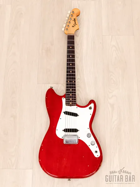 Электрогитара Fender Duo Sonic SS Cherry w/case USA 1963