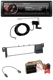 Pioneer USB MP3 DAB Bluetooth Autoradio für BMW 3er E46 (Quadlock)